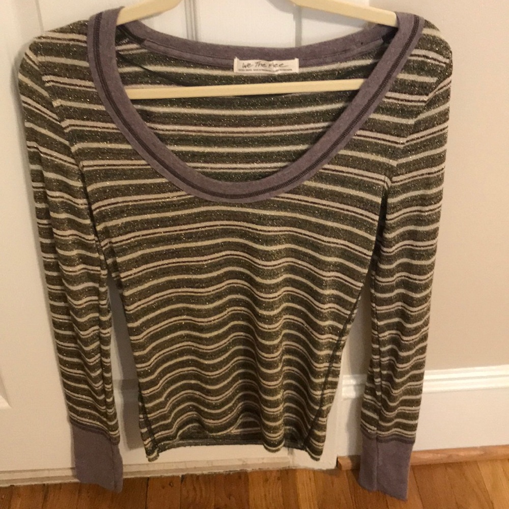 Free People sparkle top!